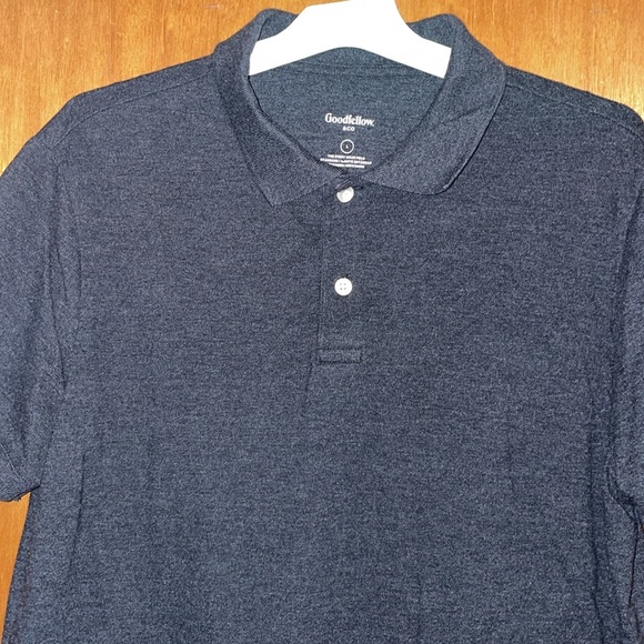 •GOODFELLOW&CO.•NWOT RAILROAD GRAY "THE EVERY WEAR POLO" STANDARD FIT SIZE LARGE - Picture 9 of 13